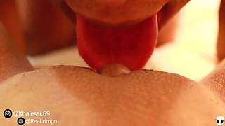 Close-Up View: Khalessi 69 Pleasures Big Clit, Orgasm Guaranteed