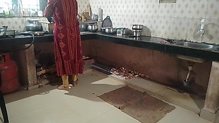 Husband and Wife Having Sex in the Kitchen