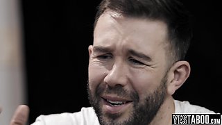 Depressed young girl hump big male stick married guy