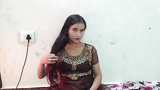School girl ne uniform utaar kar mera land muh liya