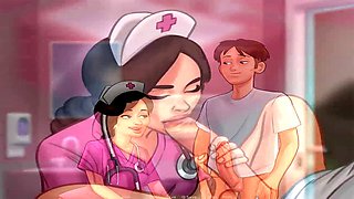 Anime sexy, younger and older, nurses