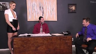 Emma Hix Dominates Office Slave - Femdom Facesitting & Ass Worship