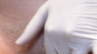 My Pregnant Indian Stepsister Is in White Medical Gloves in the Toilet and She Farts in the Toilet Then Shows Her