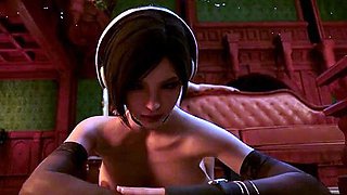 Ada's Warm Footjob Night Animation - LQ