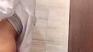 Doctor and Nurse Can't Resist and Have Sex in the Hospital Bathroom During Their Shift