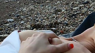 I'm on the Beach Feeling Horny, Feeling My Pussy