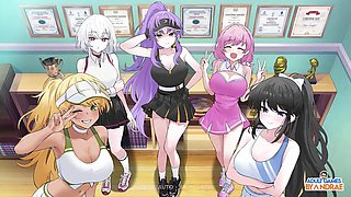 Ep8: Hentai Scenes with Ayaka, Kimiko and Miki - Academy Love Saga: Tennis Angels Ex