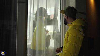 Milf Kitty Core Catches A Voyeur At Home And Shows Him Stuff He Never Forgets