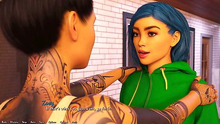 Steamy town of passion with manga-inspired visuals and hot anime scenes