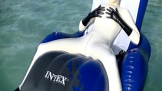 Beautiful fetish anus actions with latex and bdsm