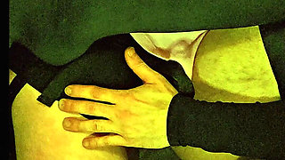 Femdom Wife Pegging Husband with Big Dildo and Very Deep