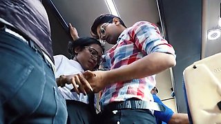 Love on moving bus