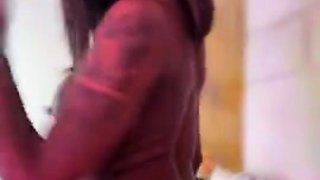 Hot Black Maid Does Some Webcam Black and Ebony