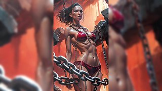 Sexy Amazon Queen and Monster with a Huge Dick. Horror Porn Parody. Dark Fantasy Sex. Comic. Sex Fairy Tale for Adults