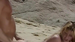 Young Blondes with Sublime Tits Gets Fucked Hard on the Beach