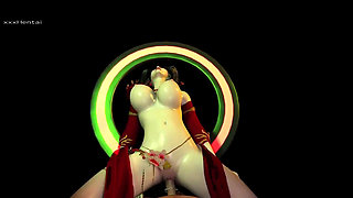 Queen Beauty in 3D: the Rise of the Big Boob Deity - 3D Animation Hentai