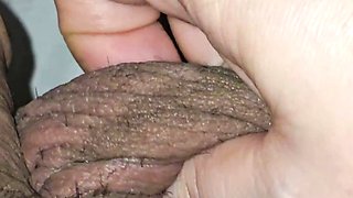 Step mom handjob and play with step son balls like a princess