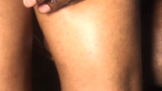 Fingering her pussy while she's giving me handjob