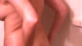 Sexy showering and shaving
