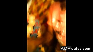 22 boy sucking aunty boobs and press fing