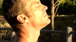 Passion HD Outdoor Creampie Redhead Threesome