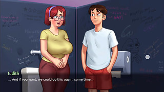 Curvy Desi Girlfriend Gets Naughty - A Summertime Saga Fantasy