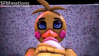 FNAF 2 Vanny's Hardcore Fuck Adventure with 3D Toy Girl