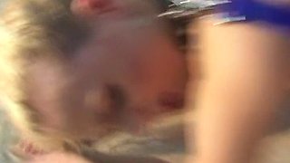 Superb Blonde German Slut Fucked Hard in the Pool