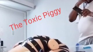 SSBBW Anal Slave Takes 12 Inches in Gaping Asshole