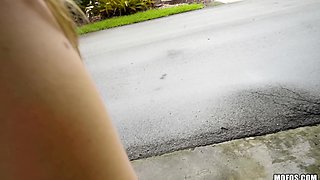 Blindfolded Jogger Threesome Sex