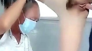 Japanese teen blowjob and hard fuck uncensored