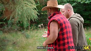 Daddy4k. tryst with dad ended up as a hot outside porn