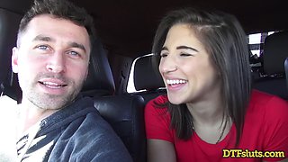 DTFSluts.com - Big Assed Abella Danger Has Her Pussy Wrecked in Public