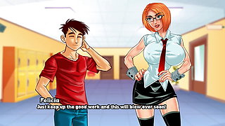 High School Days (RichyCapy) - Part 3 - My Principal Is A Mistress By LoveSkySanHentai