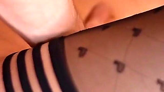 Missionary Fucking Perfect Wet Pussy! Stockings