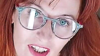 A Russian Mom Is Having Fun in Her Chair and Talking Nonsense