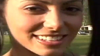 Cum in mouth for a pigtail brunette with a tight pussy