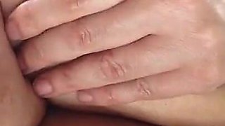 Huge Tits Oiled and Self Sucking Part 2