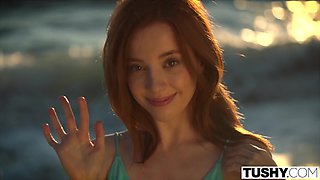 Lottie Magne explores her anal fantasies with an older man