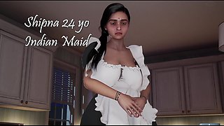 Shipna the Indian Desi Maid Bhabi