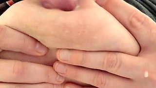 Big Titties Full of Milk Gets Sucked on
