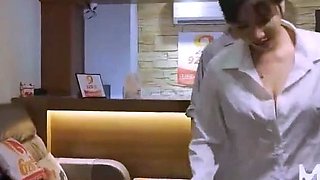 Amateur teen Blowjob with hardcore drilling