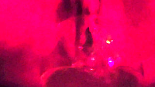 Musclemommy serves golden nectar in a glass