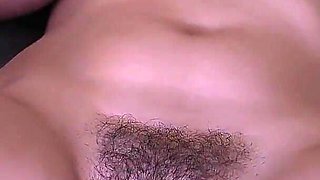 Rub My Dick on My Stepsister's Hairy Pussy