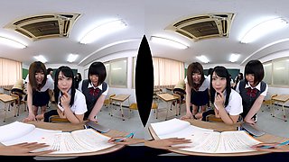 There Are Very Few Men In The School, And Girls Are Overpowering! Part 1 - Japanese Harem Pov Vr