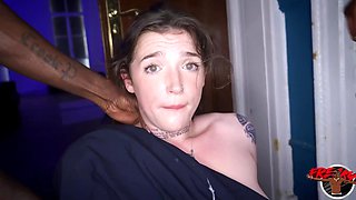 Submissive Inked BBC-addicted PAWG Has Fun With 3 Black Guys In a Hardcore Interracial Gangbang