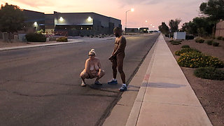 Thick BBW Wife Loves to Show off and Be Nude in Public!