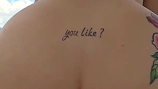 Creampie to Get the Gamping Employee Pregnant, Her Pink Pussy Drips My Milk