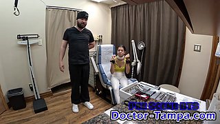 Aria Nicole And Doctor Tampa - Glove In As As He Examines His Newest Specimen Virgin Orphan