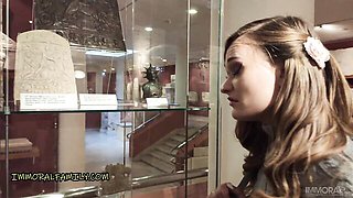 Mugur and Honour May's face fuck dirt by Immoral Family